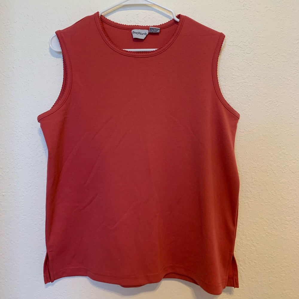 Vintage BonWorth coral basic tank